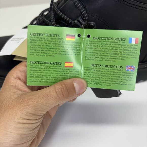 GriSport Mens Gritex Thermal Hiking Trekking Walking Boots Vibram Black Sz 11 - Picture 7 of 16